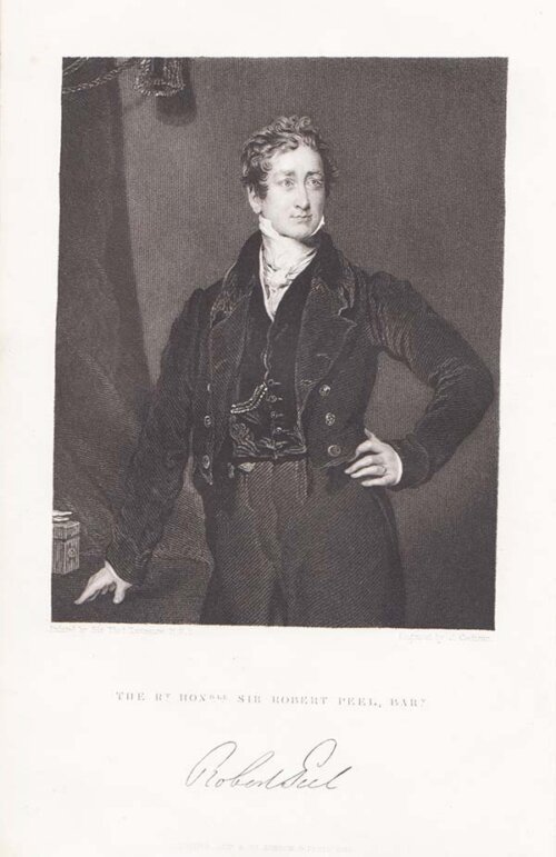 The Rt Honble Sir Robert Peel  Bart