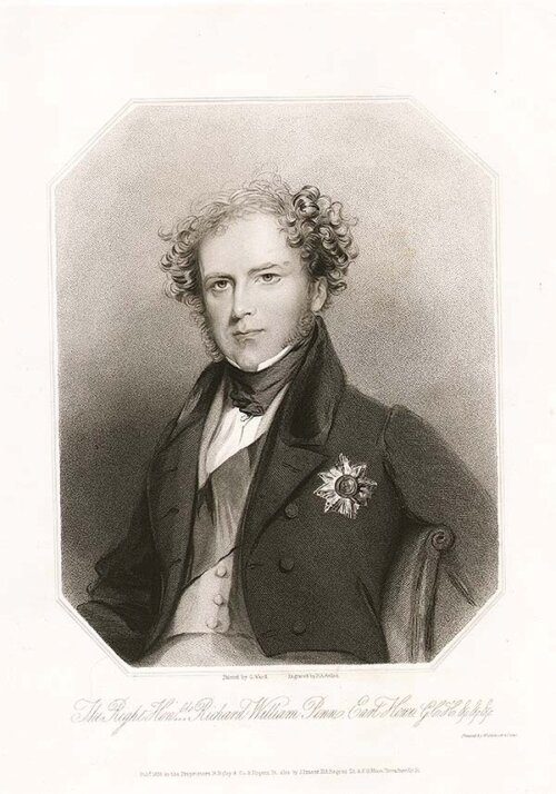 The Right Honble Richard William Penn  Earl Howe  GCH  &c   