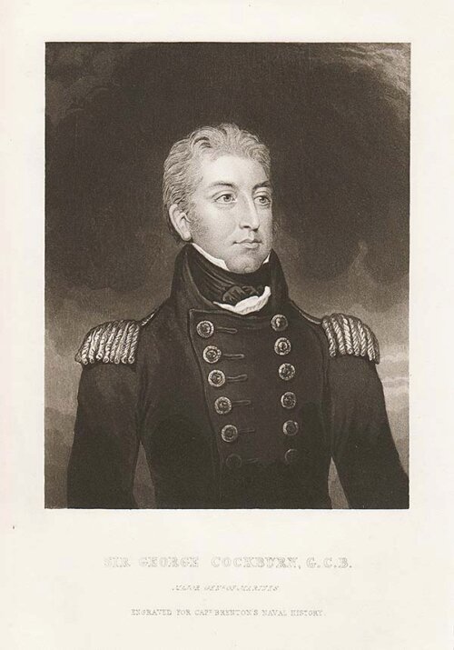 Sir George Cockburn GCB  Major Gen of Marines