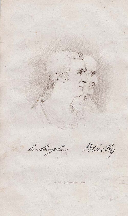 Wellington  -  Blucher