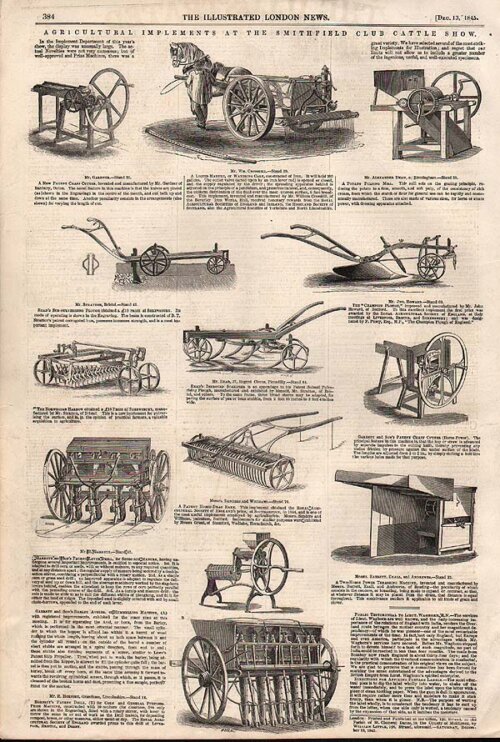 Agricultural Implements at the Smithfield Club Cattle Show