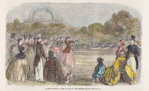 Archery Meeting in the grounds of the Crystal Palace