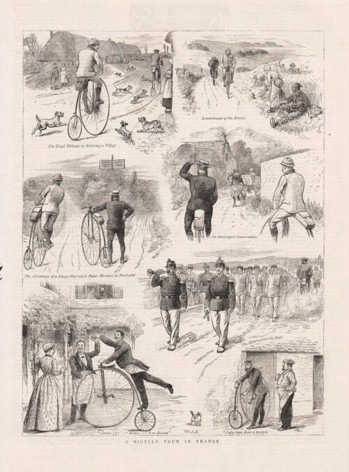 A Bicycle tour in France