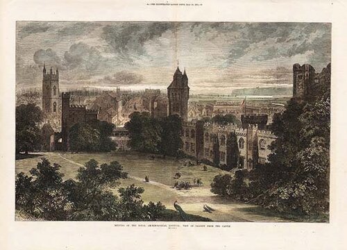 Meeting of the Royal Archaeological Institute : View of Cardiff from the Castle
