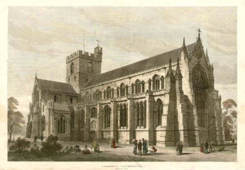 Carlisle Cathedral (antique print)