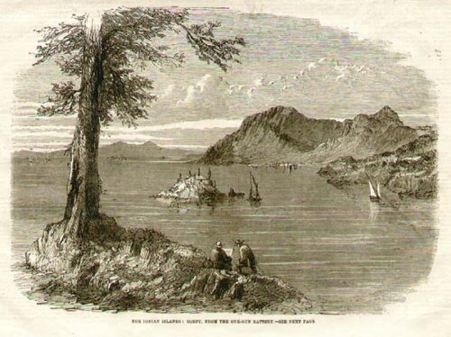 The Ionian Islands ; Corfu from the one - gun battery