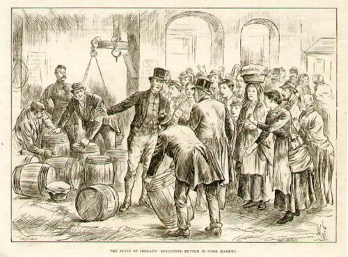 The State of Ireland : Boycotted Butter in Cork Market