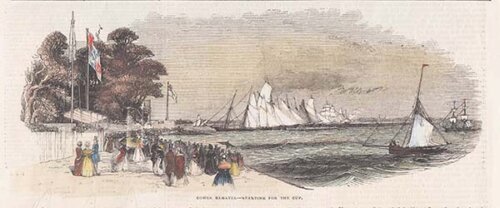 Cowes Regatta - Starting for the Cup  