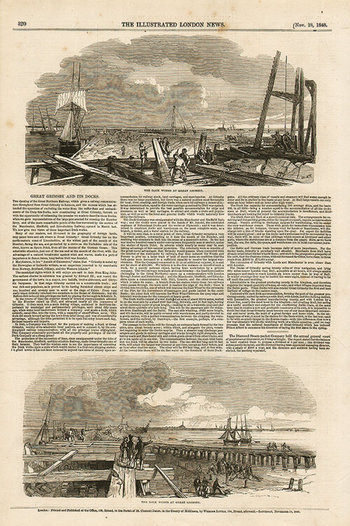 The Dock Works at Great Grimsby