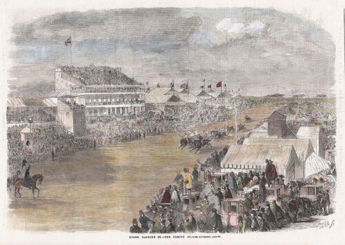 Epsom Racecourse  -  The Coming in