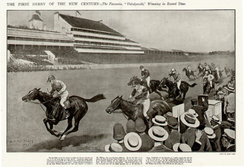 The First Derby of the new century  -  The Favourite Volodyouski winning in record time