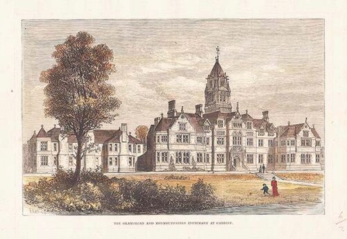 The Glamorgan and Monmouthshire Infirmary at Cardiff 