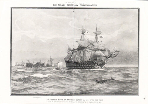 The Glorious Battle of Trafalgar October 21 1805 : After the fight