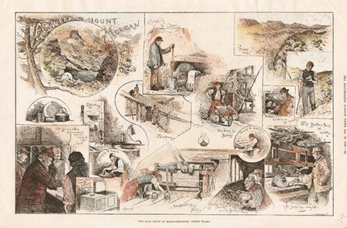 The Gold Mines of Merionethshire North Wales 