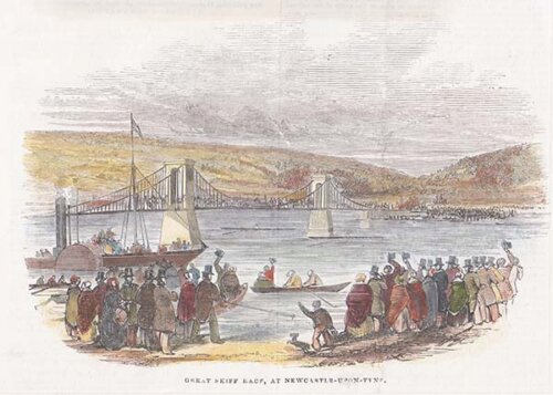 Great Skiff Race at Newcastle - upon - Tyne