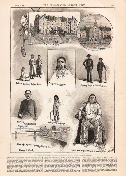 The Haskell Institute  A Training College for Indians at Lawrence in Kansas