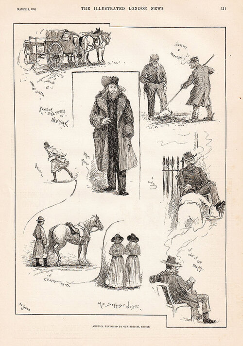 America Revisited by our Special Artist  Random sketches in New York