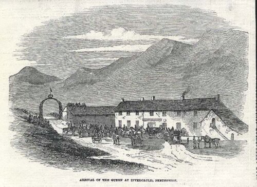 Arrival of the Queen at Invercauld Pethshire