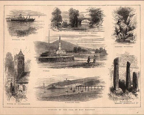 Opening of the Isle of Man Railway