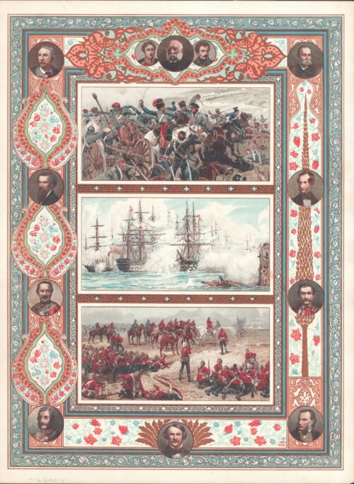  Diamond Jubilee (Special Edition) 1897.  (antique print)   Battle of Tel-el-Kebir 