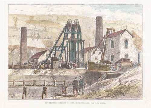 The Llanerch Colliery Disaster Monmouthshire : The Pit's Mouth