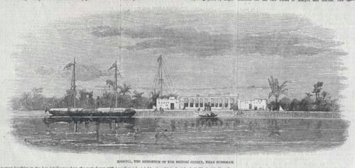 Margill the residence of the British Consul near Bussorah