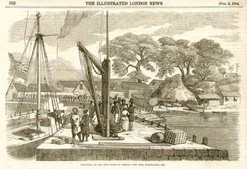 Matacong on the West Coast of Africa - The Pier Warehouse etc