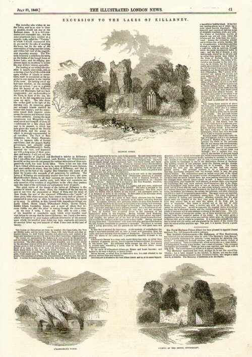 Excursions to the Lakes of Killarney