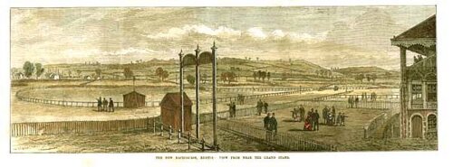 The New Racecourse Bristol:  View from near the Grand Stand