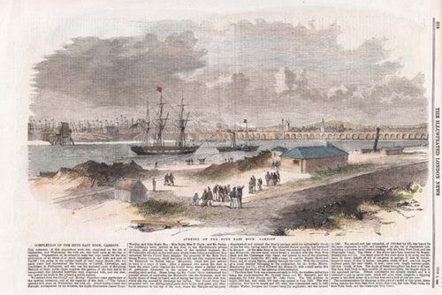 Opening of the Bute East Dock Cardiff