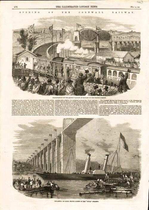Opening of the Cornwall Railway 