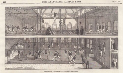 The Oxford Gymnasium.  W. Wilkinson, Architect.