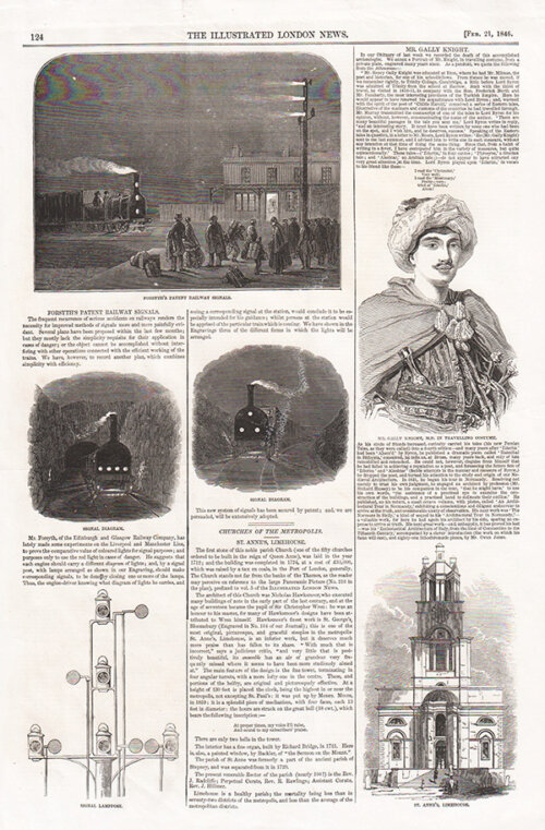 Forsyth's Patent Railway Signals