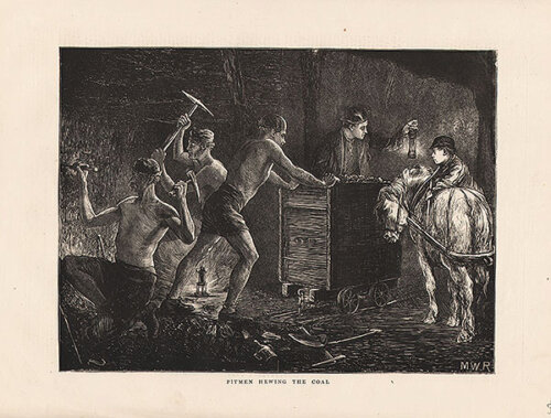Pitmen Hewing the coal