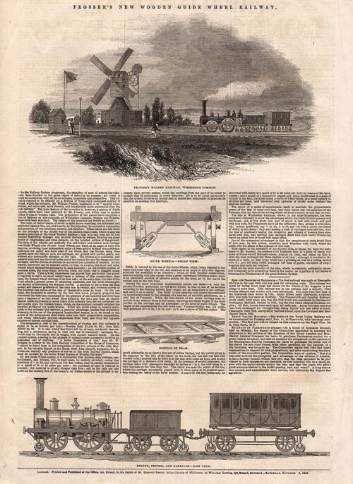 Prosser's New Wooden Guide Wheel Railway