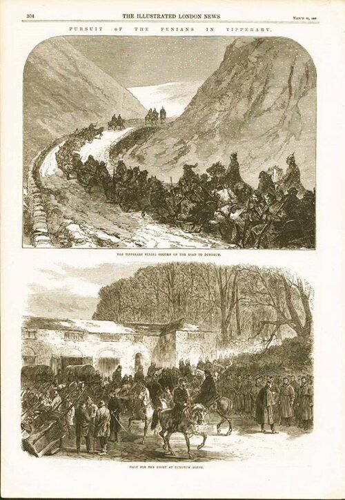Pursuit of the Fenians in Tipperary