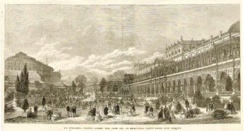 The International Exhibition Galleries Royal Albert Hall and Horticultural Society's Gardens South Kensington