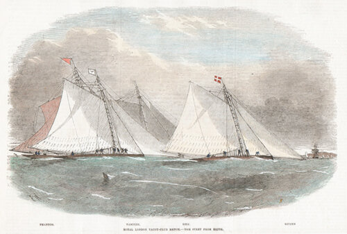 Royal London Yacht - Club Match - The Start from Erith 