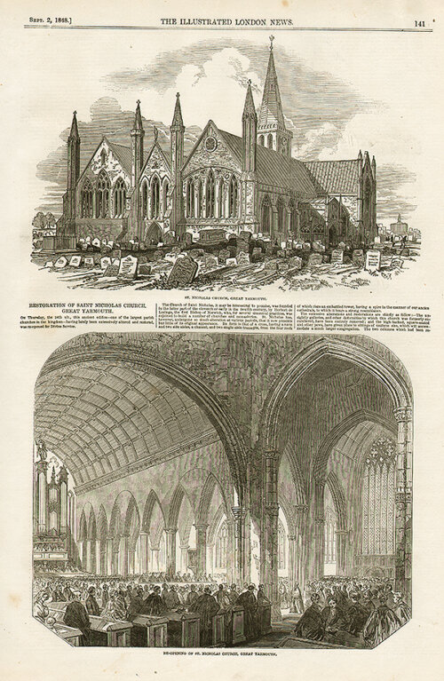 Restoration of Saint Nicholas Church Great Yarmouth 