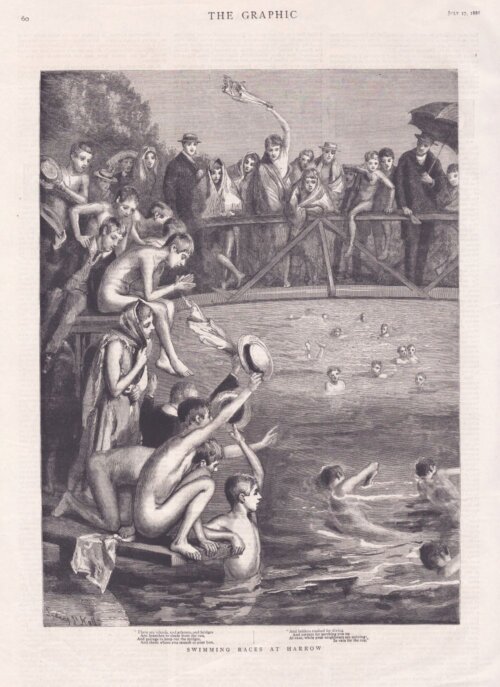 Swimming Races at Harrow.