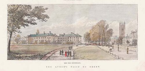 The Old Infirmary  The Queen's visit to Dewrby
