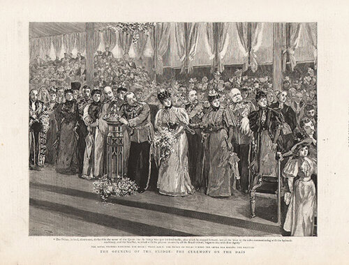 The Opening of the Bridge :  The Ceremony on the Dais