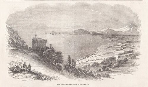 The Royal Steam Squadron in Killiney Bay 