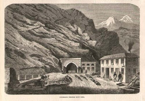 Tunnelling through Mont Censis