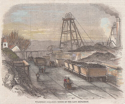 Tyldesley Colliery - Scene of the late explosion 