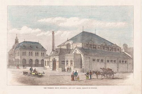 The Working Men's Institute and New Baths Barrow - in - Furness 