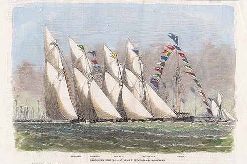 Paglesham Regatta  -  Start of First Class Oyster Smacks