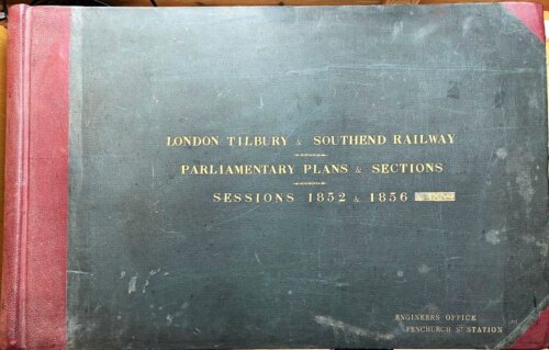 London, Tilbury & Southend Railway parliamentary plans & sections sessions 1852 & 1856 (View the 13 maps) 