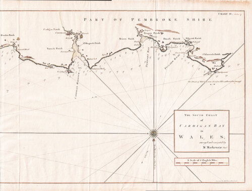 Murdoch Mackenzie - The South Coast of Cardigan Bay in Wales..... 