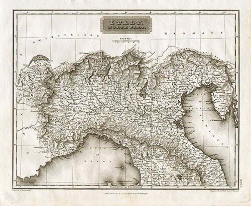 Italy North Part  -  Aaron Arrowsmith